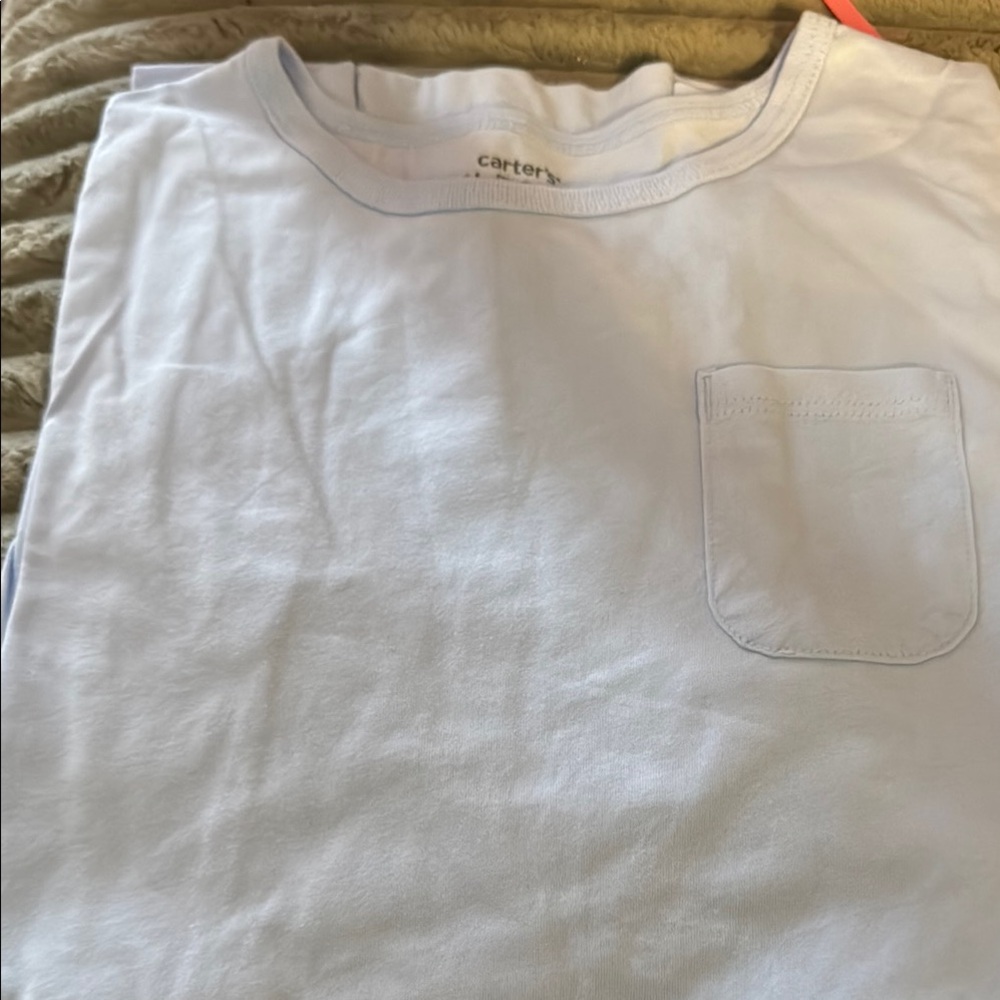Carter's Classic White Tee with Pocket